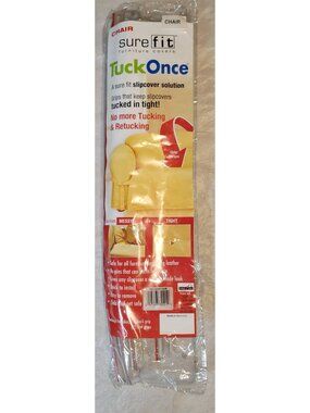 Sure Fit Chair Tuck Once Grips-Crystal Clear